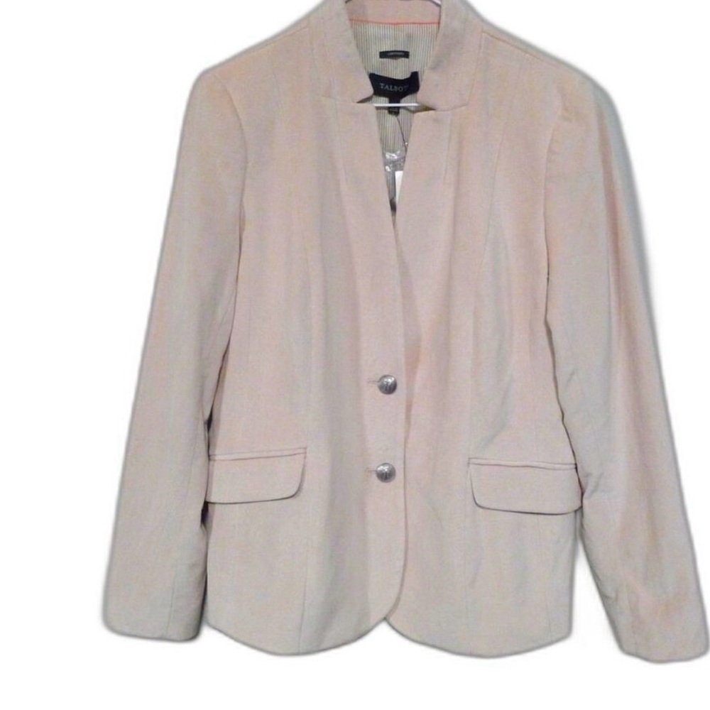 NWT Talbots blush pink Women's Blazer size 8